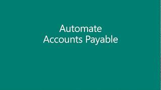 Microsoft Dynamics 365 Business Central -  Automate Accounts Payable