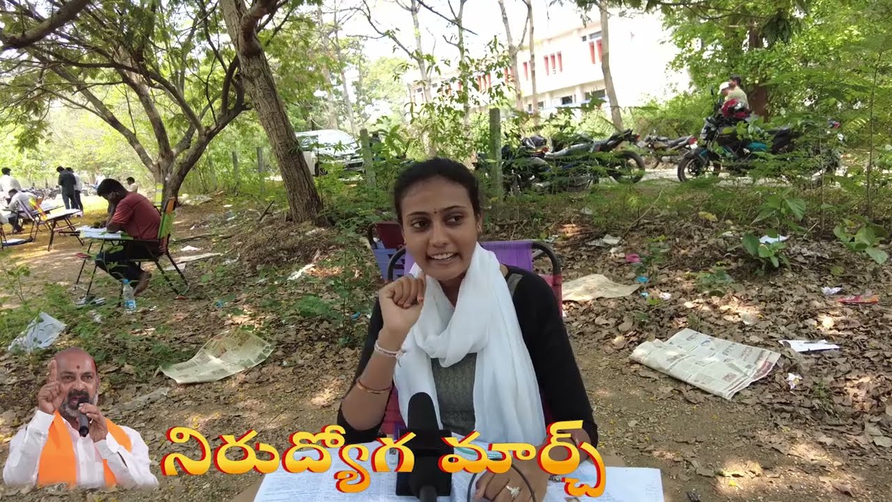 Nirudhyoga march | Unemployment reaction7 | Telangana Politics