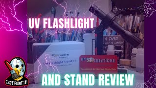 3D Print UV Flashlight & Stand Review