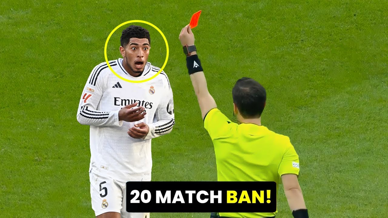 Legendary Red Cards in Football - YouTube