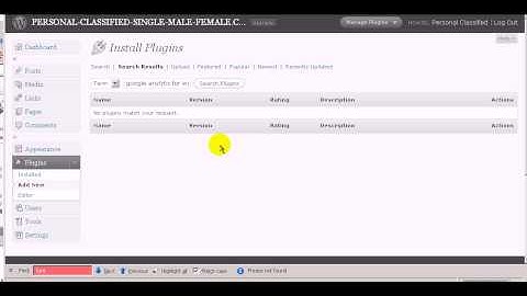 Wordpress Google Analytics Plugin Setup