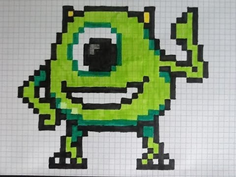 Pixel Art Monstres Academy 3 Youtube
