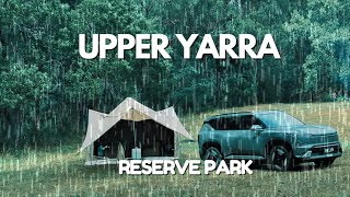 Rainy Camping At Upper Yarra Reservoir Park