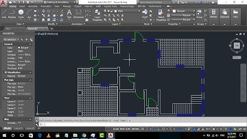 Basic House Plan drawing in AutoCad 2017 | Part-1 | 2D Basics Step by step