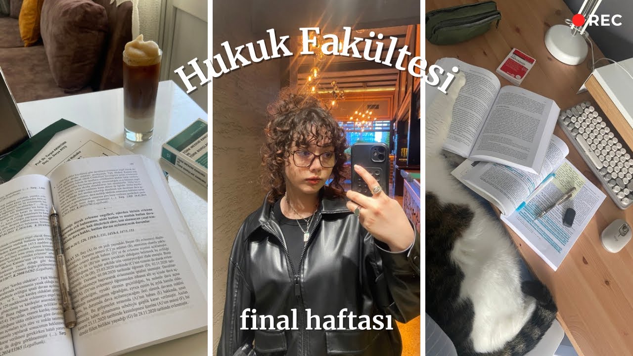VLOG|| Hukuk Fakültesinde final haftası part2 notlarımla beraber…