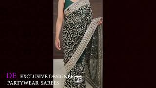 DE  BRAND EXCLUSIVE DESIGNER,PARTYWEAR  SAREES viral modelsarees sareefashion newsareedesign2023