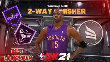 MOST OVERPOWERED 2 WAY FINISHER BUILD! BEST LOCKDOWN IN NBA2K21!  2 WAY FINISHER BUILD CREATION!