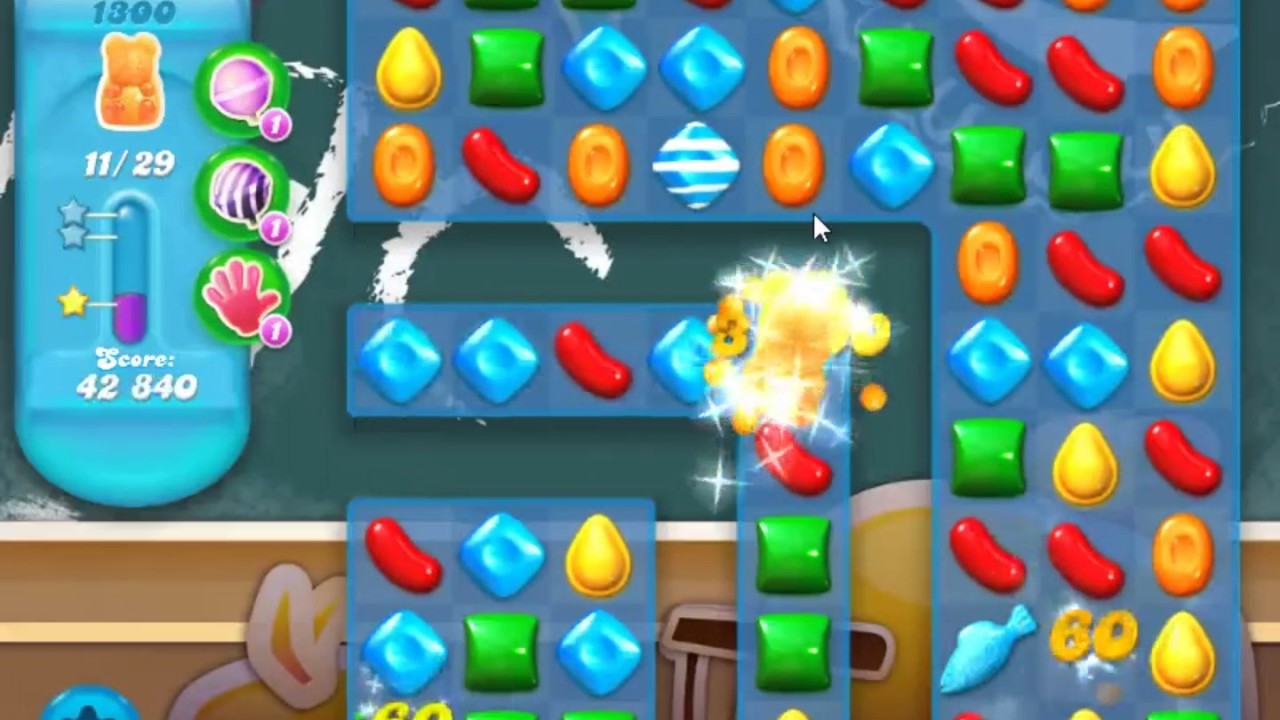 Candy Crush Soda Saga Level 1300 NO BOOSTERS YouTube