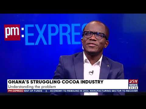 Galamsey is the third major problem faced by the cocoa sector - Fiifi Boafo. #PMExpress