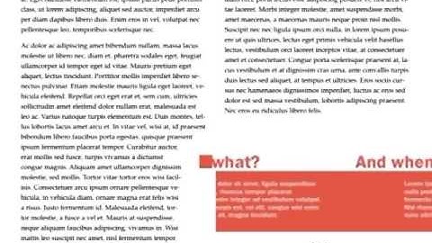 Text slide with iBooks Author