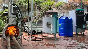 Nồi Hơi Nấu Rượu đun bằng củi hiện đại và mới nhất hiện nay trên thị trường