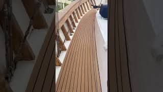 NuTeak, the best looking synthetic teak decking on a classic boat