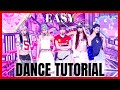 Le sserafim  easy dance mirrored tutorial slowed