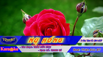 NỤ HỒNG (Tân Cổ) //Karaoke//3 Câu Dây Kép//Beat Chuẩn - Thien Duc MUSIC
