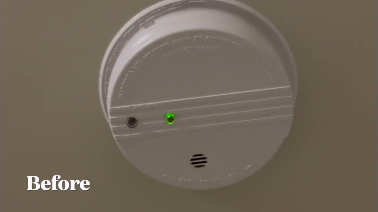 Smoke detector green light blinking. What should I do? YouTube