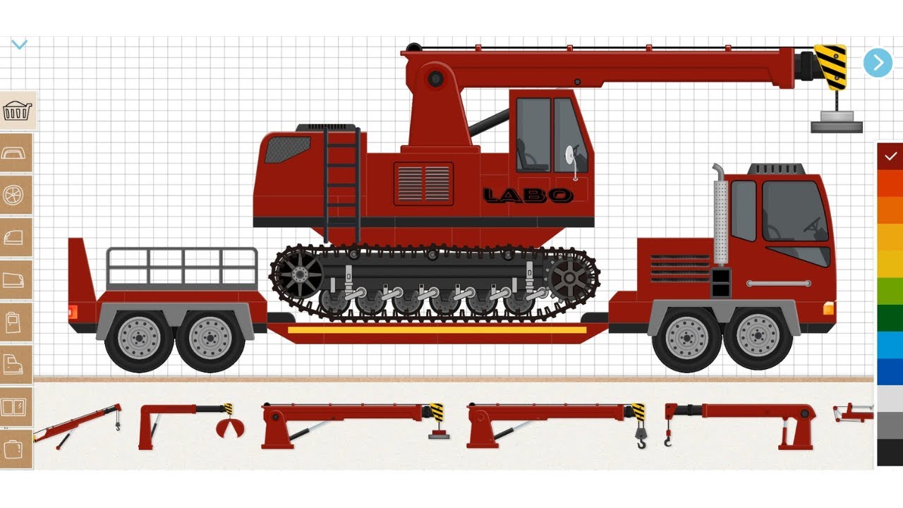 Build a Magnetic Crane Truck | Labo Construction Truck