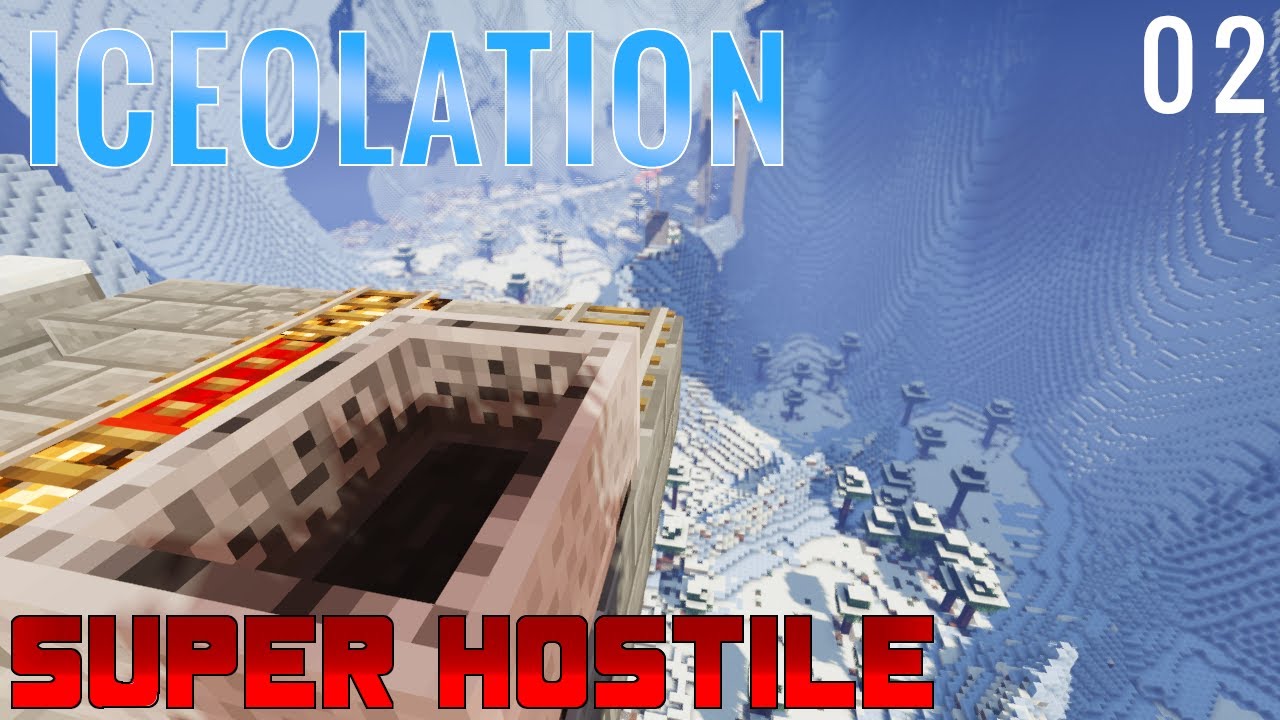 Minecraft Super Hostile Iceolation - Arctic Exploration [2] - YouTube
