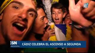 Cádiz celebra el ascenso a Segunda