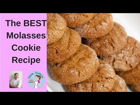 The BEST Molasses Cookie Recipe- Cookie Recipes from Scratch
