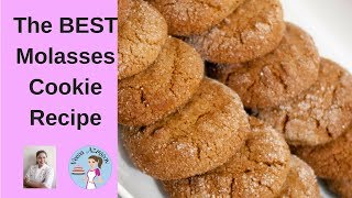 The BEST Molasses Cookie Recipe- Cookie Recipes from Scratch