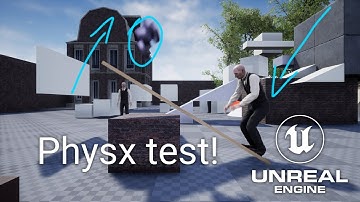 Unreal Engine | Physics test (Sub-Stepping)