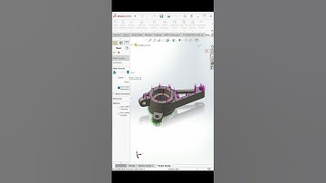 How to Run Static Simulation in SolidWorks #shorts