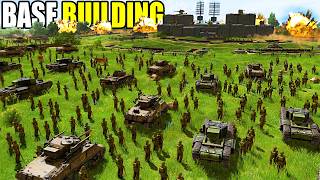 I built the Deadliest WW2 German Army TRENCH FORTRESS in this BASE BUILDING Simulator! screenshot 3