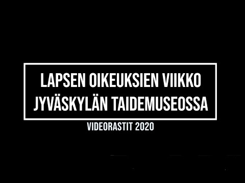 Video: Kuinka Järjestää Näyttely Lasten Teoksista