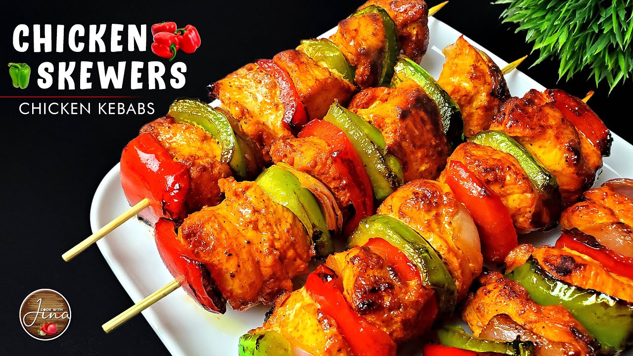 Breaded Chicken Skewers Recipe - Natasha's Kitchen