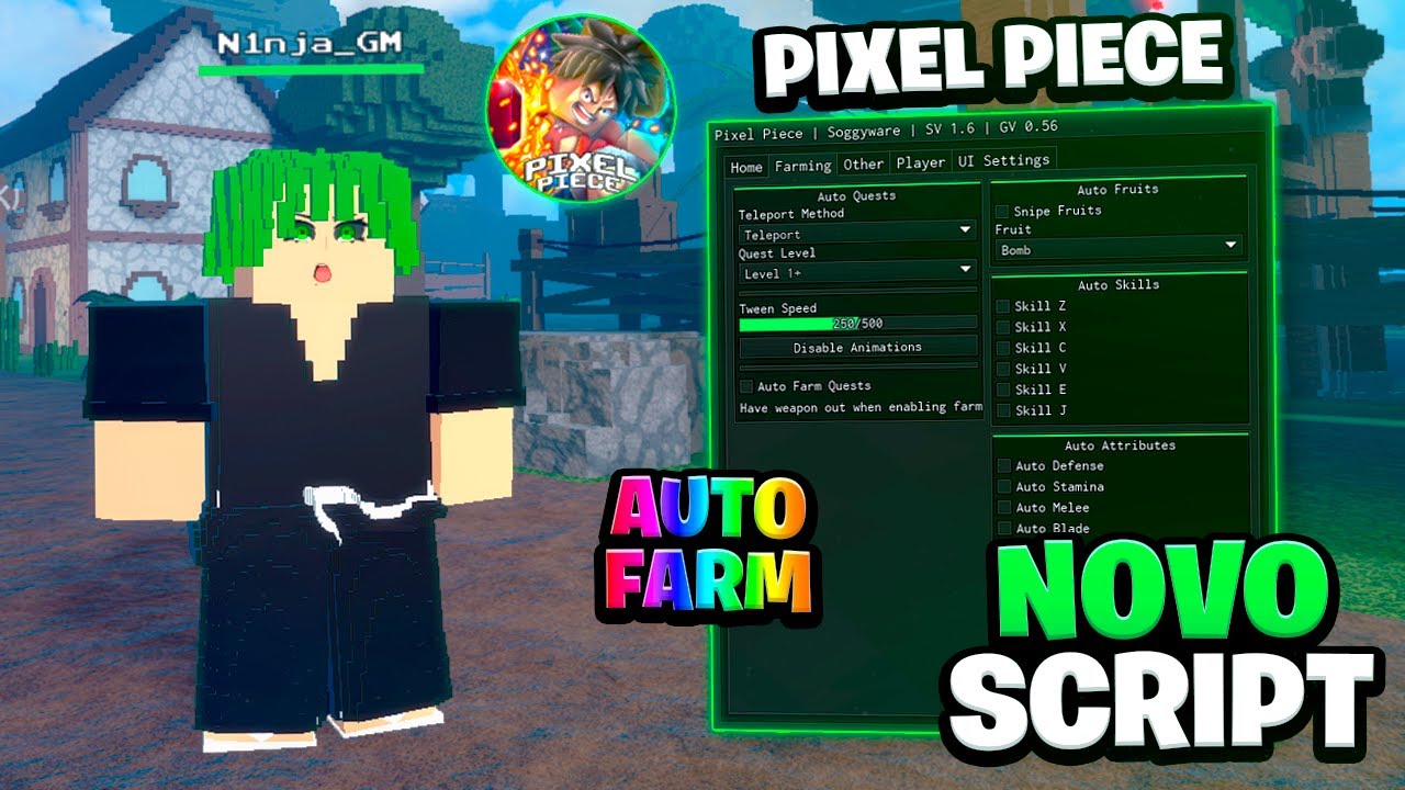 Pixel Piece Script - Auto Farm Fast, Auto Quest