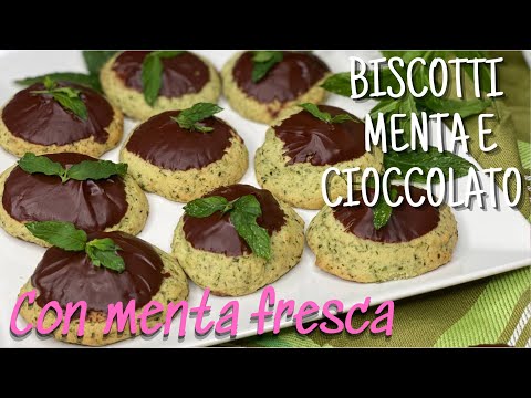 Video: Biscotti Alla Menta Fondente