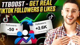 HOW TO GROW REAL FANS & FOLLOWERS FAST IN 2025 | TIKTOK GROWTH APP TTBOOST screenshot 2