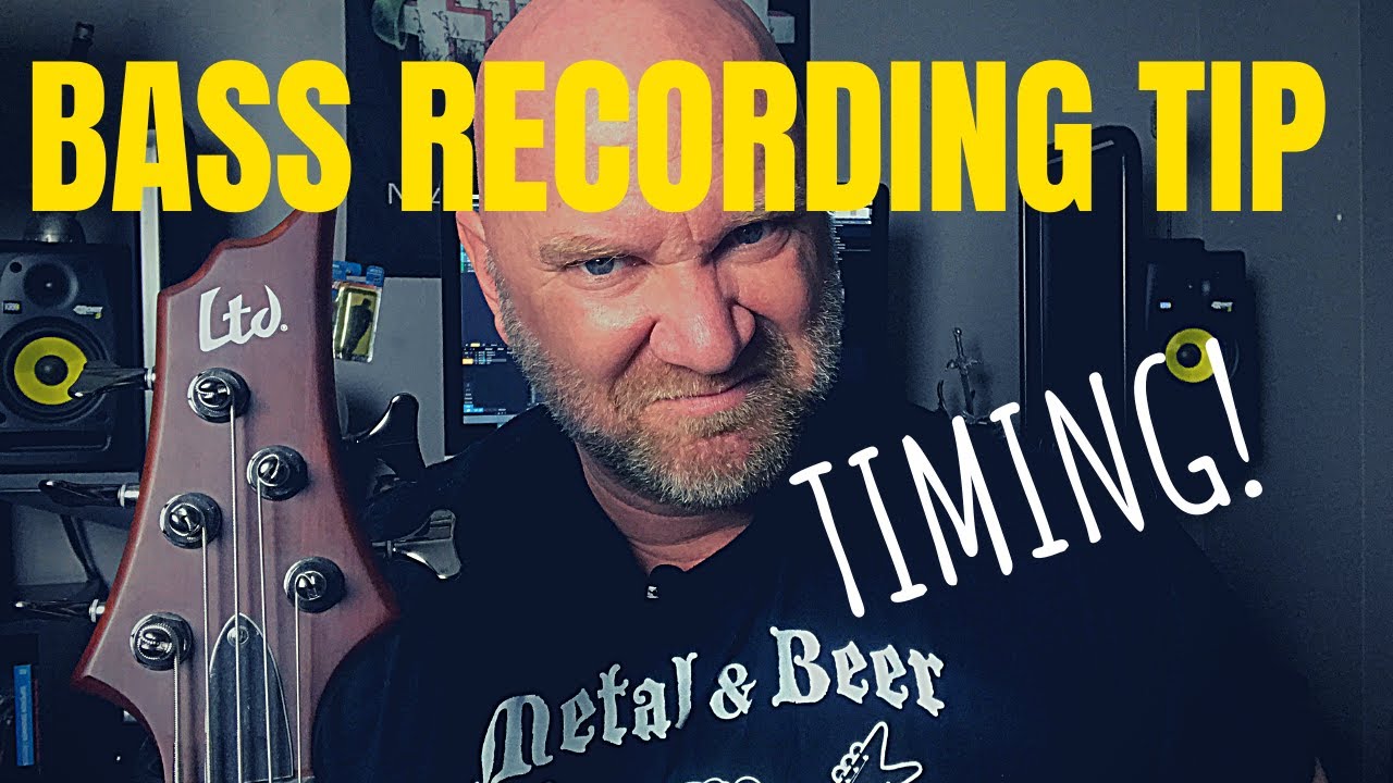 Recording Bass Guitar Tip for Timing (for Guitar Players That Play