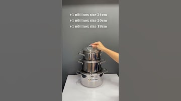 Bộ nồi INOX 304 MC1801-LUXURY: Sang trọng và đẳng cấp.