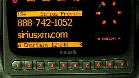 eBay Item Demo - SIRPNP2 XM Radio