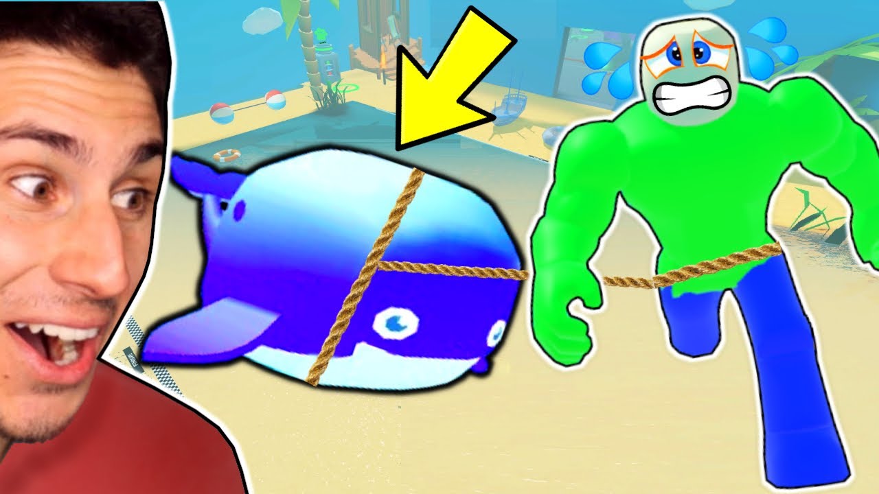 Baldi Carried A GIANT WHALE! | Roblox Strongman