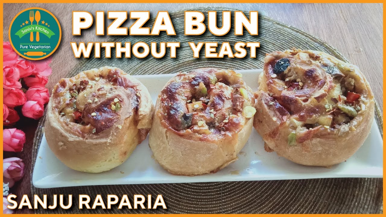 PIZZA BUN | WITHOUT YEAST | SUPER TASTY SNACKS | EASY TO MAKE RECIPE
