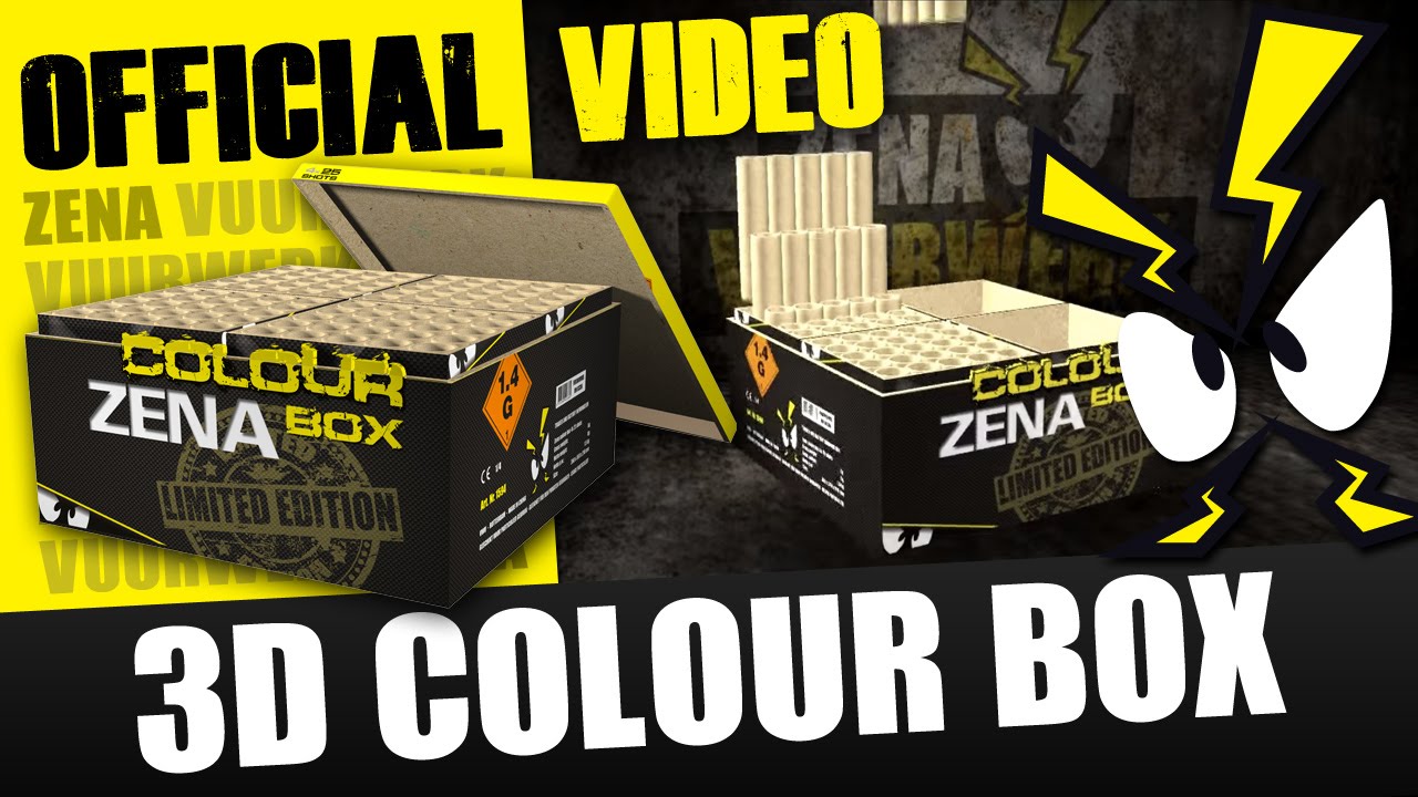 Zena Colour Box 3D Animatie - Zena Vuurwerk [OFFICIAL VIDEO] - YouTube