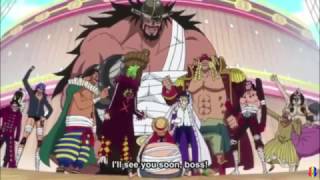 Luffy Give His Vivcard To The Seven Warriors One Piece Clips Youtube