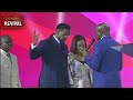 Pastor David Ibiyeomie anoints Pastor Biodun Fatoyinbo (COZA) & Wife (12DG2021)