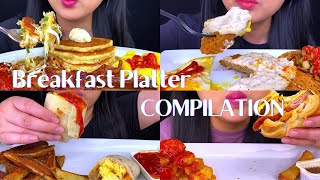 Different Breakfast Platter by @ASMRPhan #asmreatingcompilation #asmrbreakfast