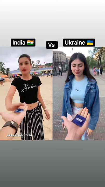 India vs Ukraine girl || giving condom to beautiful girl 🤣 Condom prank #shorts #status #viral