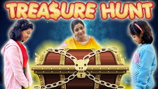 TREASURE HUNT CHALLENGE | Indoor Funny Game for Kids | Mystery Box | #CuteSisters | Cute Sisters