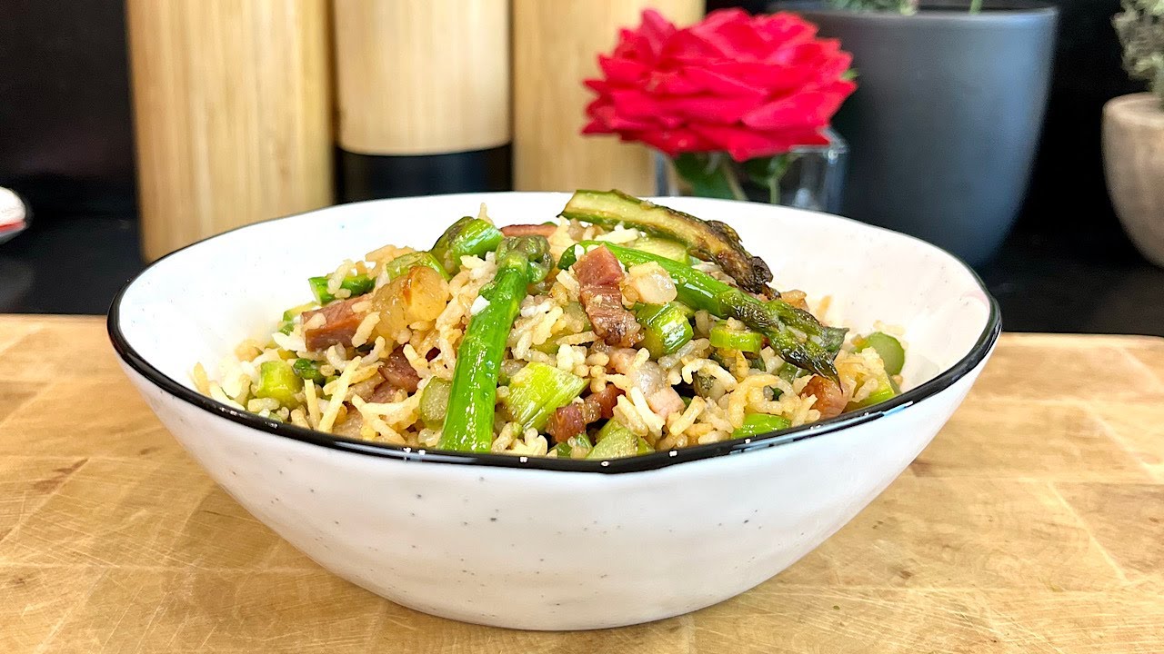 Riz aux asperges vertes de Provence