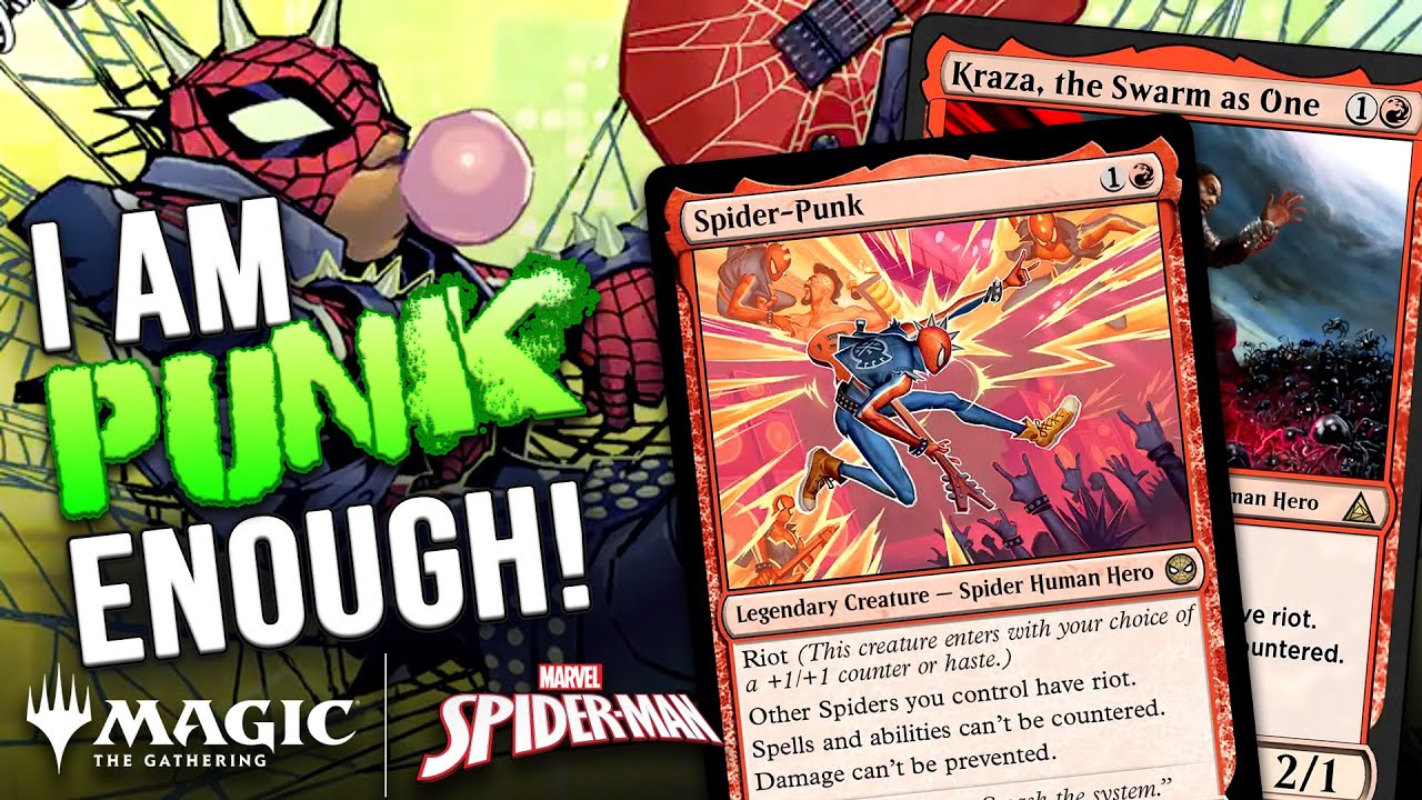 spider punk mtg card Spider-Punk MTG - Magic: The Gathering | Marvel's Spider-Man #210 (English)