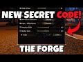 The Forge: NEW CODES (Extra REROLLS) | Roblox