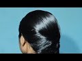 oiled hair sleek || jyoti oiling hair || oiling hair choti