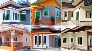 100 House Painting Colours Outside 2023 Exterior Wall Paint Color Combinations Ideas | Wall Colour 3