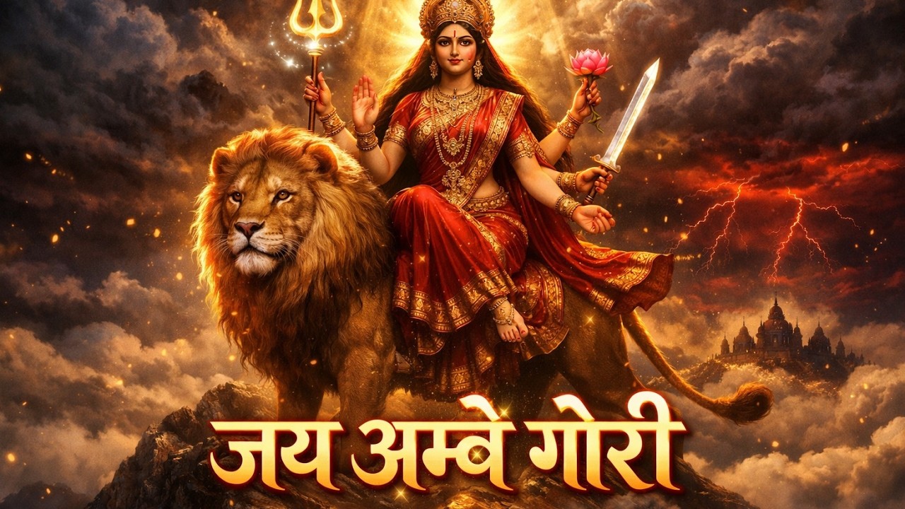 जय अम्बे गौरी | Powerful Maa Durga Aarti & Bhajan | Kivo Bhajan Channel