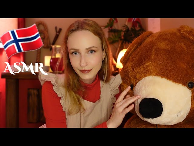 🇳🇴 ASMR in Norwegian | Book Café Roleplay🌲☕️🇳🇴 (Cooking, Soft Spoken reading)